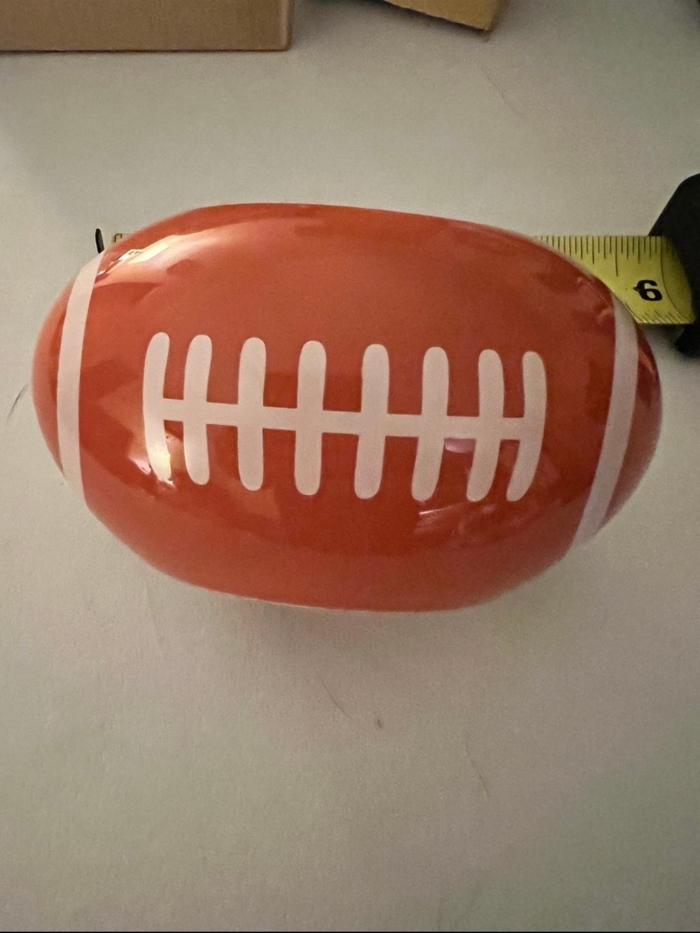 6 Pcs Football Ceramic Theme Planter Decorations Sports Themed